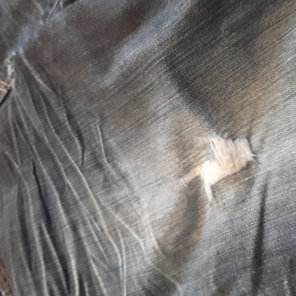 MAVI "Molly" Distressed Look Midrise Flare, Dark Wash Jeans-Size 29/32 - Picture 5 of 11